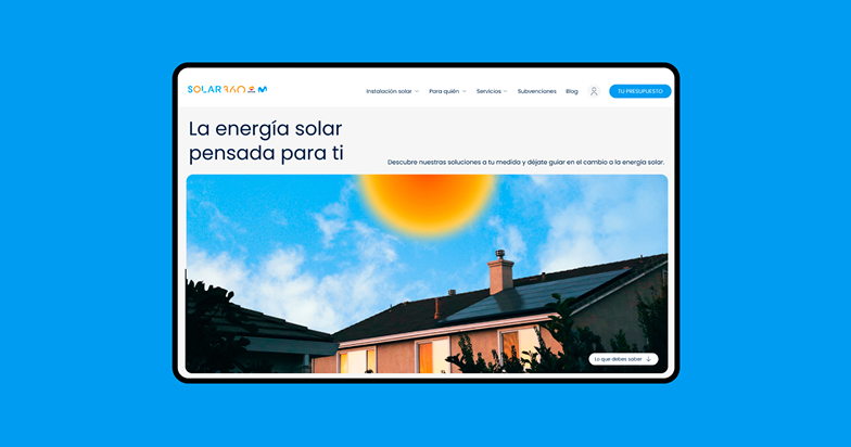 Tablet Solar360: Una tarifa de luz hecha para quienes tienen placas, junto a la app móvil